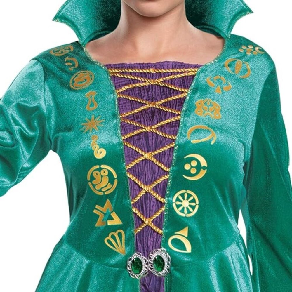 Womens Disney HOCUS POCUS Witch WINI Sanderson Costume Dress Size Small 4/6 NWT - Picture 3 of 3